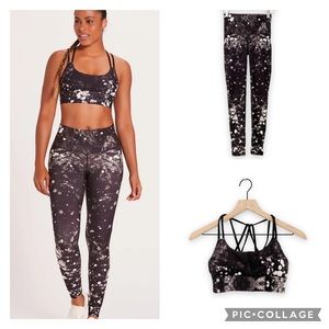 Niyama Sol SET Moon Dust Tie Dye Barefoot Leggings and Diamondback Sports Bra
